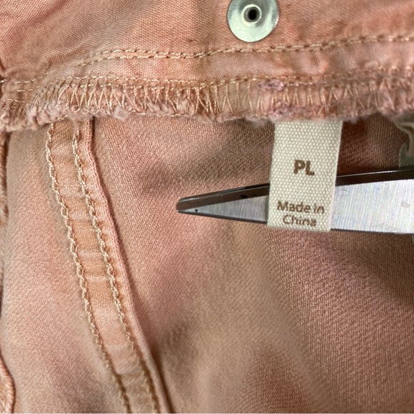 Soft Surroundings Stretch Denim Dusty Rose Pink Crop Jeans 3AN42 PL Petite Lg - Picture 5 of 6
